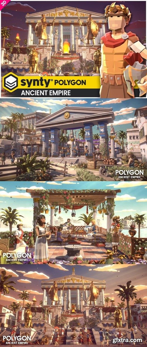 Ancient Empire - Synty POLYGON - Stylized low poly art assets v1.0 Ancient Empire - Synty POLYGON - Stylized low poly art assets v1.0