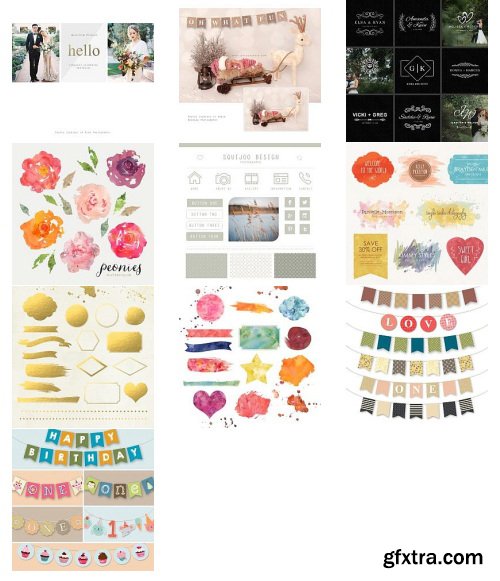 Squijoo - Design Elements 31xPSDs