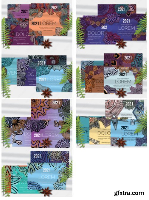 Flyer Layout With Ethnic Mandala And Tribal Lace Flower Elements 31xAI