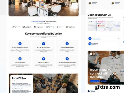 Craftwork Design - Vellox SEO Agency Template
