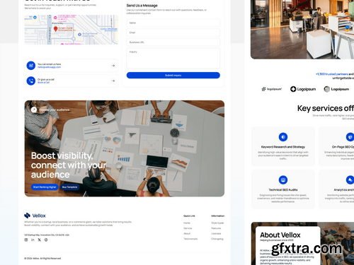 Craftwork Design - Vellox SEO Agency Template
