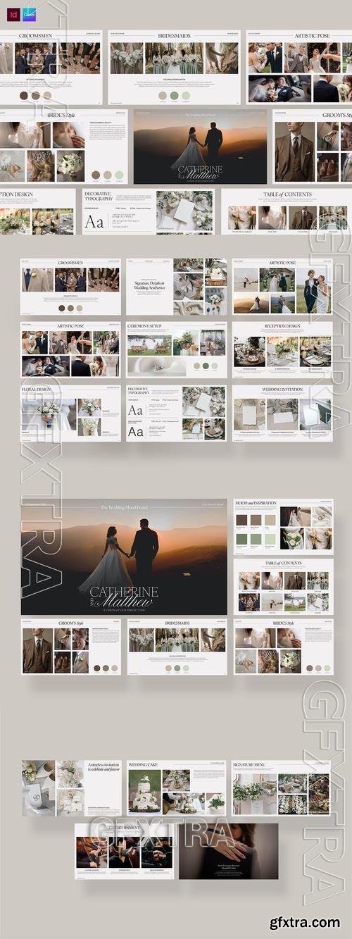 Wedding Mood Board Template (Digital) WYKXTXV