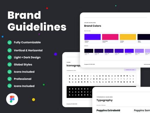 'Brand Guidelines Template for Figma'