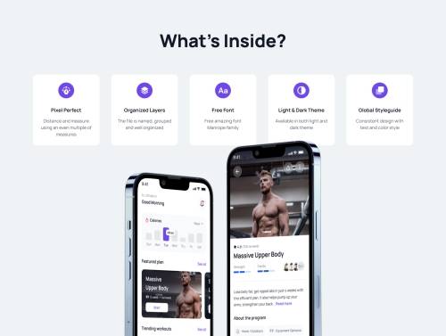 'Sporter - Fitness & Workout App UI Kit'