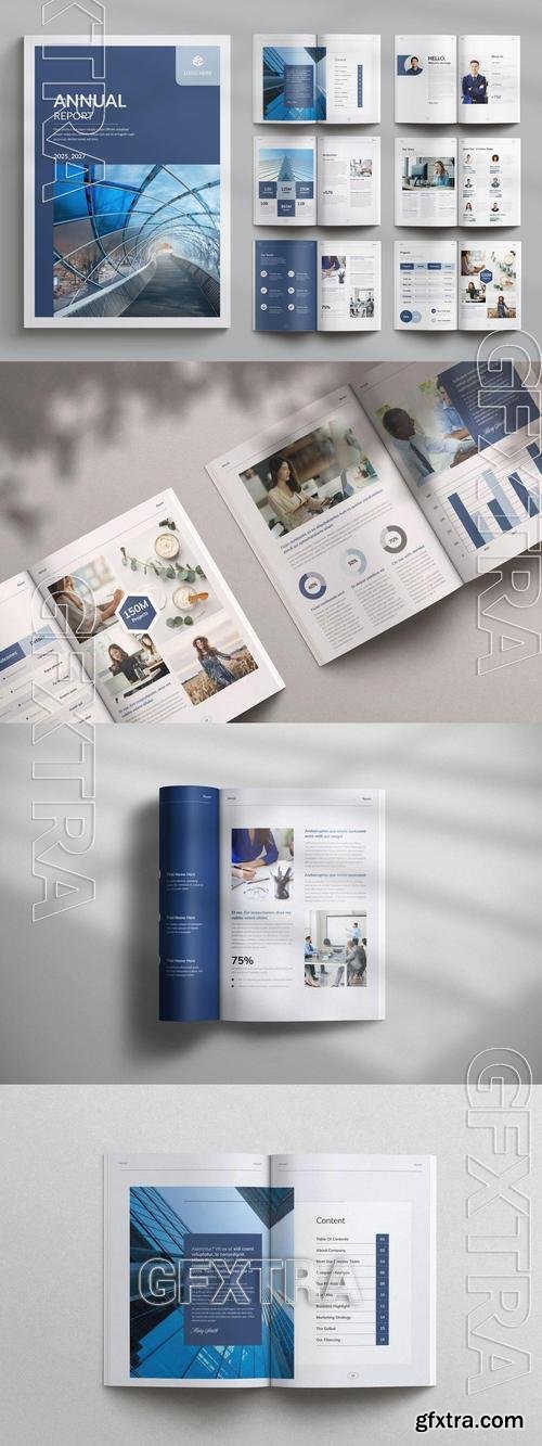Annual Report Template Leyout 7DXLZ3B