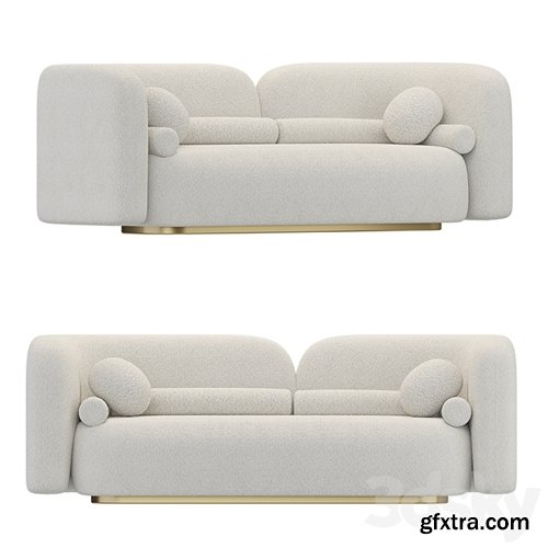 3dsky Pro - modshop1 Left Bank Sofa