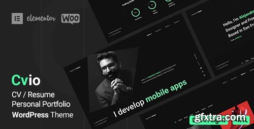 ThemeForest - Cvio - Personal Portfolio WordPress Theme 25607381 v3.3.5