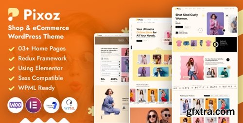 ThemeForest - Pixoz - Fashion Shop & eCommerce WordPress Theme 51011729 v1.0