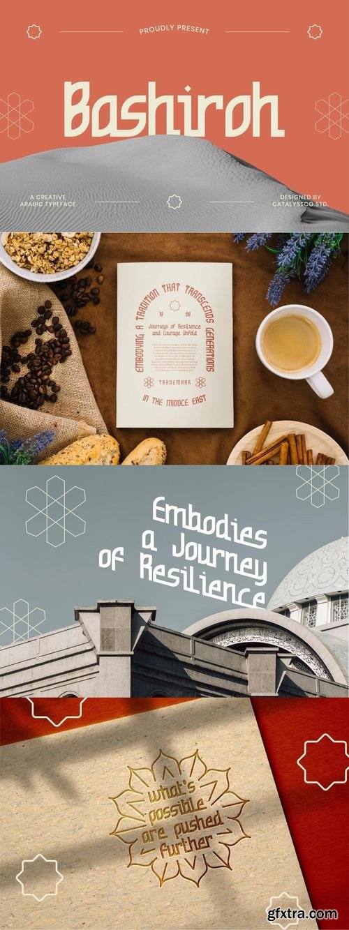Bashiroh Arabic Typeface