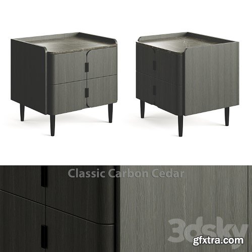 3dsky Pro - Light Luxury K32 Wood Bedside Table