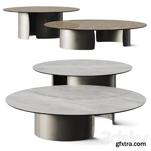 3dsky Pro - Reflex Petalo Marble Coffee Tables