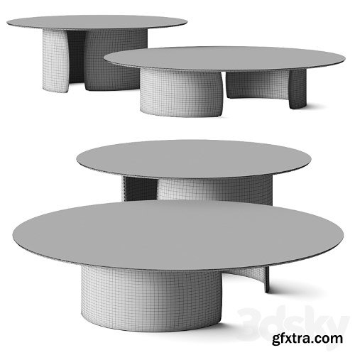 3dsky Pro - Reflex Petalo Marble Coffee Tables