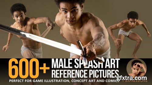 Artstation - 600+ Male Splash Art Pose Reference Pictures