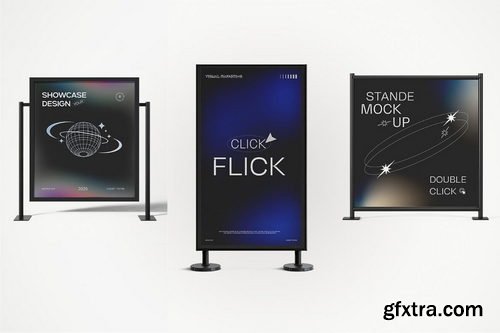Mockupcloud - Street Sign Board Stand Mockup