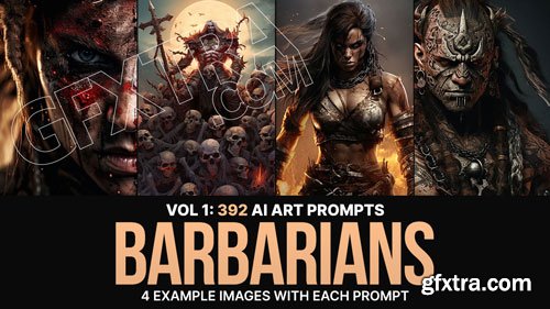392 Midjourney Prompts for Barbarians