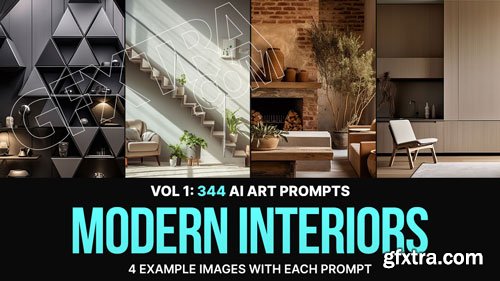 344 Midjourney Prompts for Modern Interiors