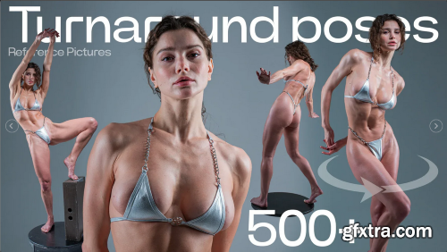 FlippedNormals - 500+ Female Turnaround Poses For Sculpting