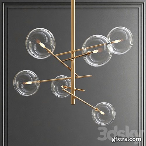 3dsky Pro - Bolle Hanging Lamp Gallotti & Radice