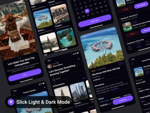 'Valro - Travel Agency App UI Kit'