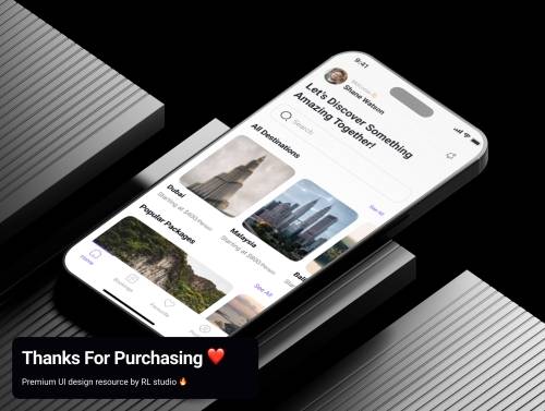 'Valro - Travel Agency App UI Kit'