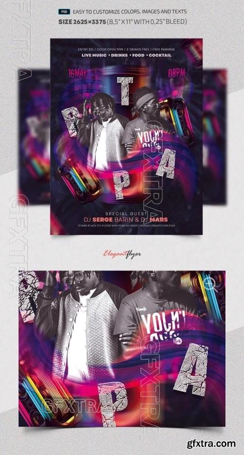 Trap Party - Premium Flyer template (PSD) Trap Party - Premium Flyer template (PSD)