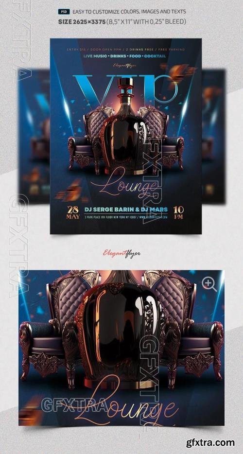 VIP Lounge - Premium Flyer template (PSD) VIP Lounge - Premium Flyer template (PSD)