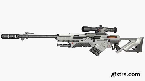 Assault rifle V1 - 3D Model