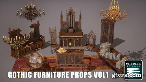 Gothic Furniture Props Vol1 v5.4 Gothic Furniture Props Vol1 v5.4