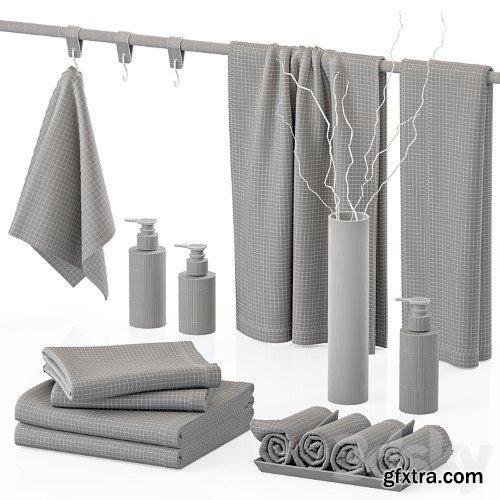 3dsky Pro - Decorative set for bathroom 04