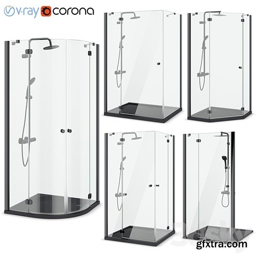 3dsky Pro - Shower enclosures Radaway | Torrenta black