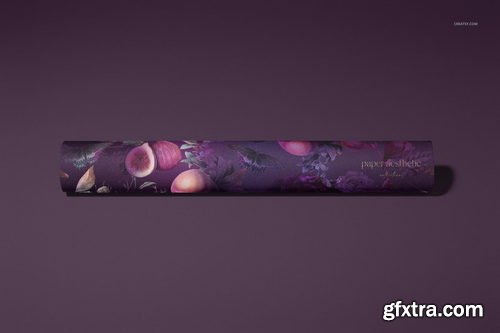 Creatsy - Non-woven Vinyl Wallpaper Mockup Set v.1 - 1384046933