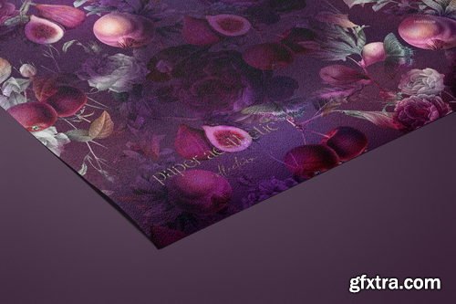 Creatsy - Non-woven Vinyl Wallpaper Mockup Set v.1 - 1384046933