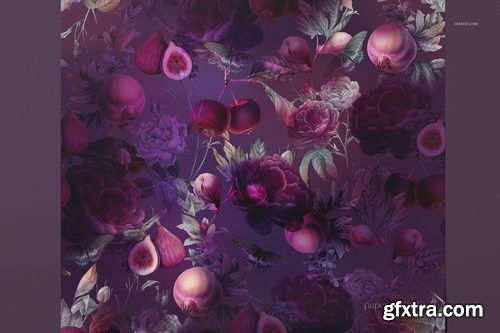 Creatsy - Non-woven Vinyl Wallpaper Mockup Set v.1 - 1384046933