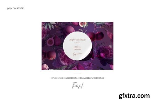 Creatsy - Non-woven Vinyl Wallpaper Mockup Set v.1 - 1384046933