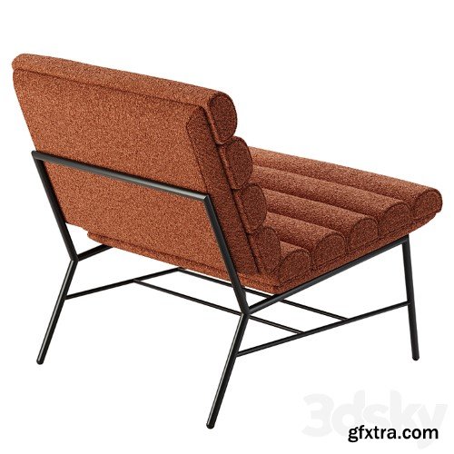 3dsky Pro - Pan Flute Armchair by Saba Italia