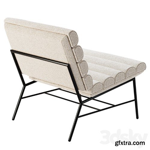 3dsky Pro - Pan Flute Armchair by Saba Italia