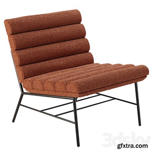 3dsky Pro - Pan Flute Armchair by Saba Italia