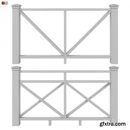 3dsky Pro - Set of Handrails and Terrace Railing 6 3dsky Pro - Set of Handrails and Terrace Railing 6