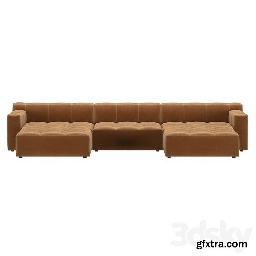 3dsky Pro - BURANO MODULAR CUSTOMIZABLE SECTIONAL