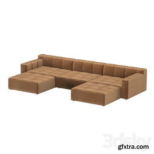 3dsky Pro - BURANO MODULAR CUSTOMIZABLE SECTIONAL