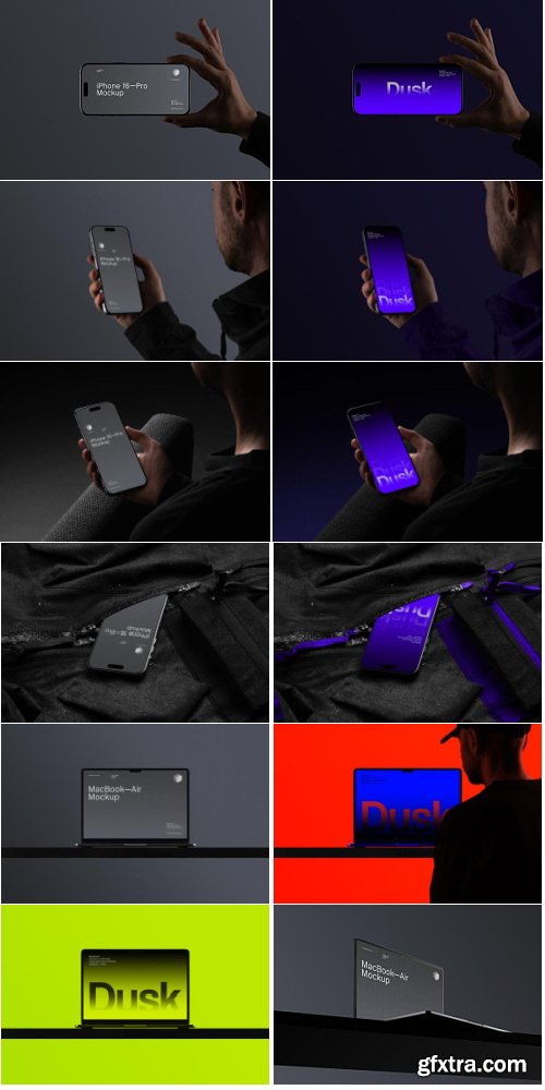 Mockupcloud - Dusk Branding Mockups Kit