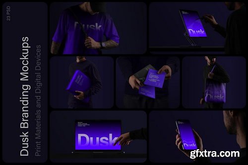 Mockupcloud - Dusk Branding Mockups Kit