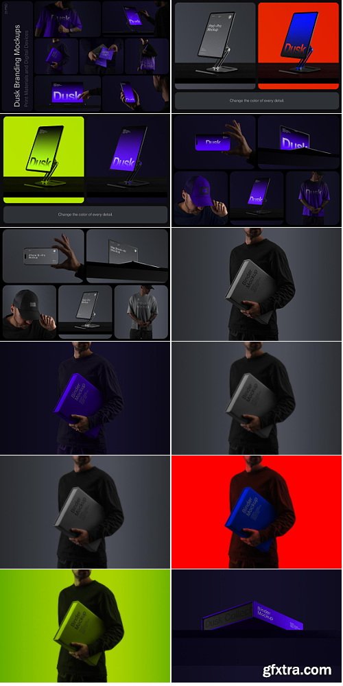 Mockupcloud - Dusk Branding Mockups Kit