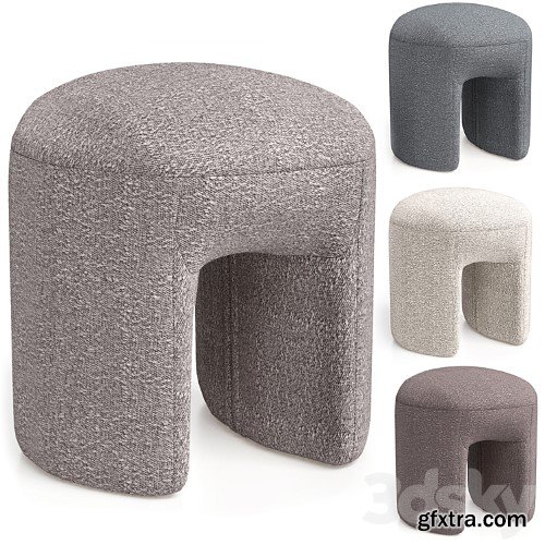 3dsky Pro - Pouf Shaggy by Ogogo