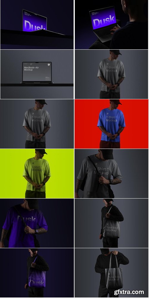 Mockupcloud - Dusk Branding Mockups Kit