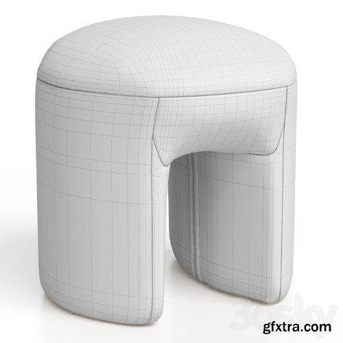 3dsky Pro - Pouf Shaggy by Ogogo