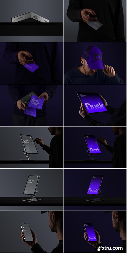 Mockupcloud - Dusk Branding Mockups Kit