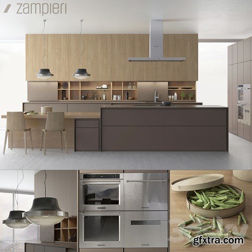 3dsky Pro - Modern Kitchen vol. 1 3d Models