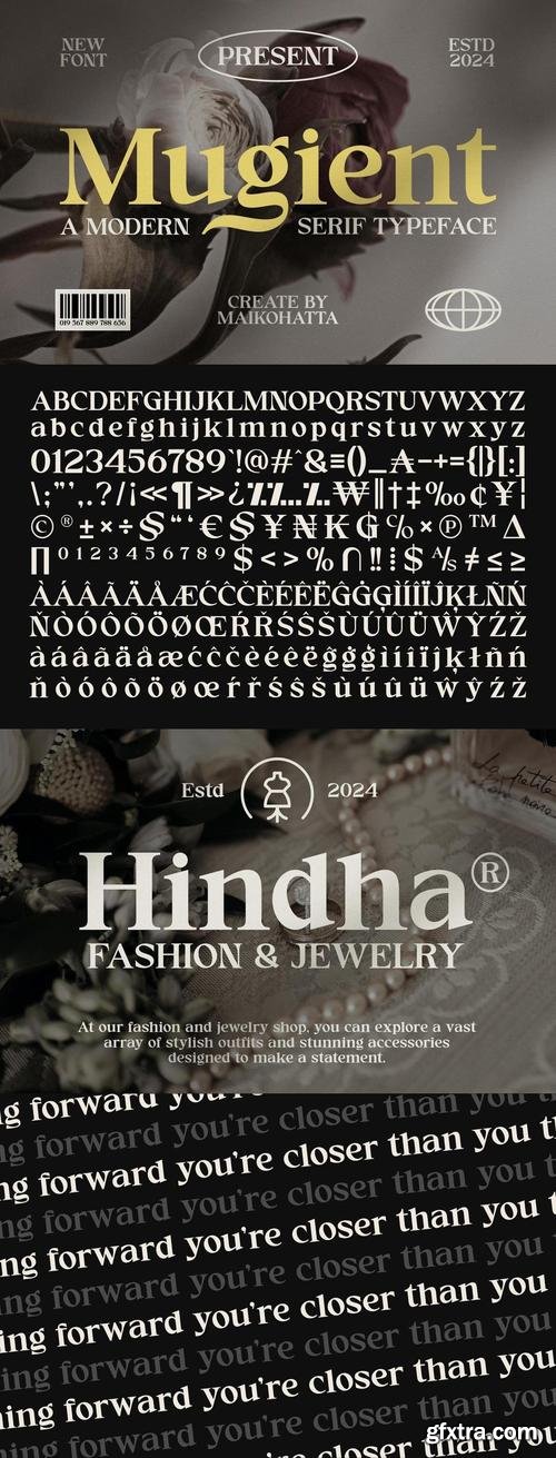 Mugient - Modern Serif Typeface