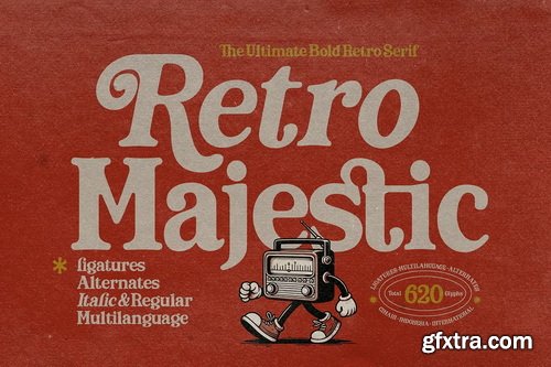 CreativeMarket - Retro Majestic Font